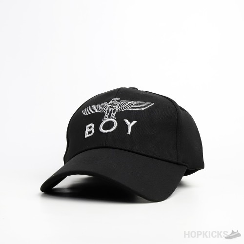 Boy Eagle Logo Black Cap